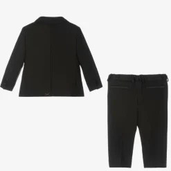 Dolce amp; Gabbana Boys Black Wool 2 Piece Suit Outlet