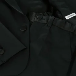 Dolce amp; Gabbana Boys Black Wool 2 Piece Suit Outlet