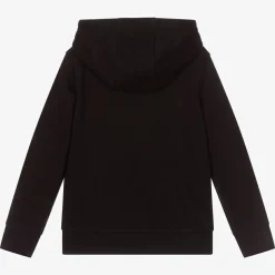 Nike Boys Black Zip-Up Hooded Top Discount