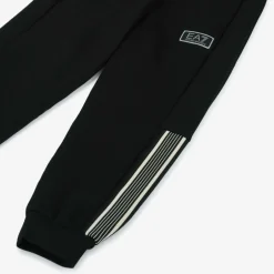 EA7 Emporio Armani Boys Black Zip-Up Tracksuit New