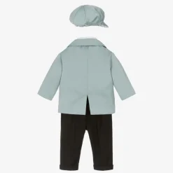 Andreeatex Boys Blue & Black Double Breasted Suit Best