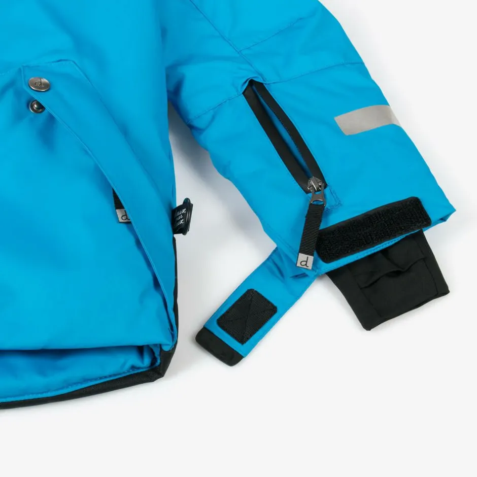 Deux par Deux Boys Blue & Black Snowsuit & Snood Set Best