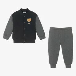 Il Gufo Boys Blue & Grey Cotton Tracksuit Online