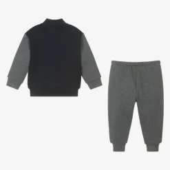 Il Gufo Boys Blue & Grey Cotton Tracksuit Online
