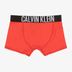 Calvin Klein Boys Blue & Red Cotton Boxers (2 Pack) Hot