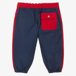Gucci Boys Blue & Red Interlocking G Joggers