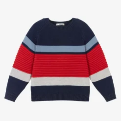 Dr. Kid Boys Blue & Red Stripe Jumper Online