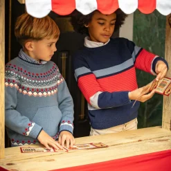 Dr. Kid Boys Blue & Red Stripe Jumper Online