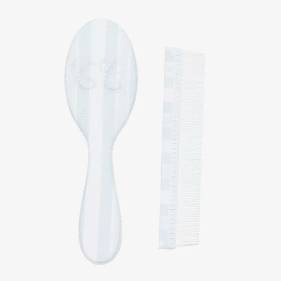 Tartine et Chocolat Boys Blue Brush & Comb Set Hot