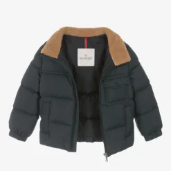Moncler Enfant Boys Blue Cayden Jacket Clearance