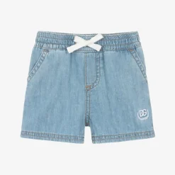 Dolce amp; Gabbana Boys Blue Chambray DG Shorts Best