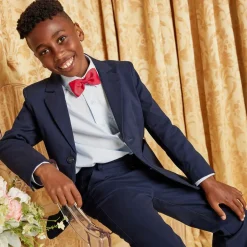 Childrensalon Occasions Boys Blue Cotton Blazer Discount