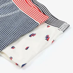 Petit Bateau Boys Blue Cotton Boxer Shorts (2 Pack) Sale