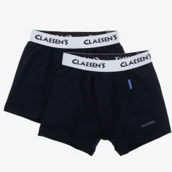 Claesens Boys Blue Cotton Boxers (2 Pack) Outlet