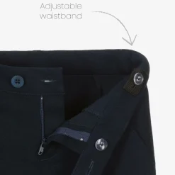 Beatrice amp; George Boys Blue Cotton Chino Trousers Clearance