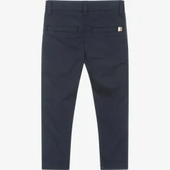 BOSS Boys Blue Cotton Chino Trousers Hot