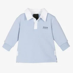 Givenchy Boys Blue Cotton 4G Rugby Shirt Discount
