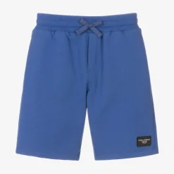 Dolce amp; Gabbana Boys Blue Cotton Jersey Shorts Best