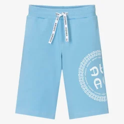 AIGNER Boys Blue Cotton Jersey Shorts Online