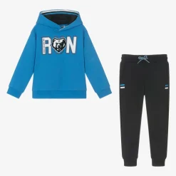 Mayoral Boys Blue Cotton Jersey Tracksuit Discount