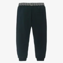 Versace Boys Blue Cotton Joggers Hot