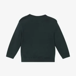Mayoral Boys Blue Cotton Knit Sweater Discount