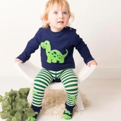 Blade amp; Rose Boys Blue Cotton Maple The Dino Top