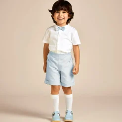 Beatrice amp; George Boys Blue Cotton Shorts Set Online
