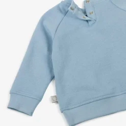 Stella McCartney Kids Boys Blue Cotton Sweatshirt Outlet