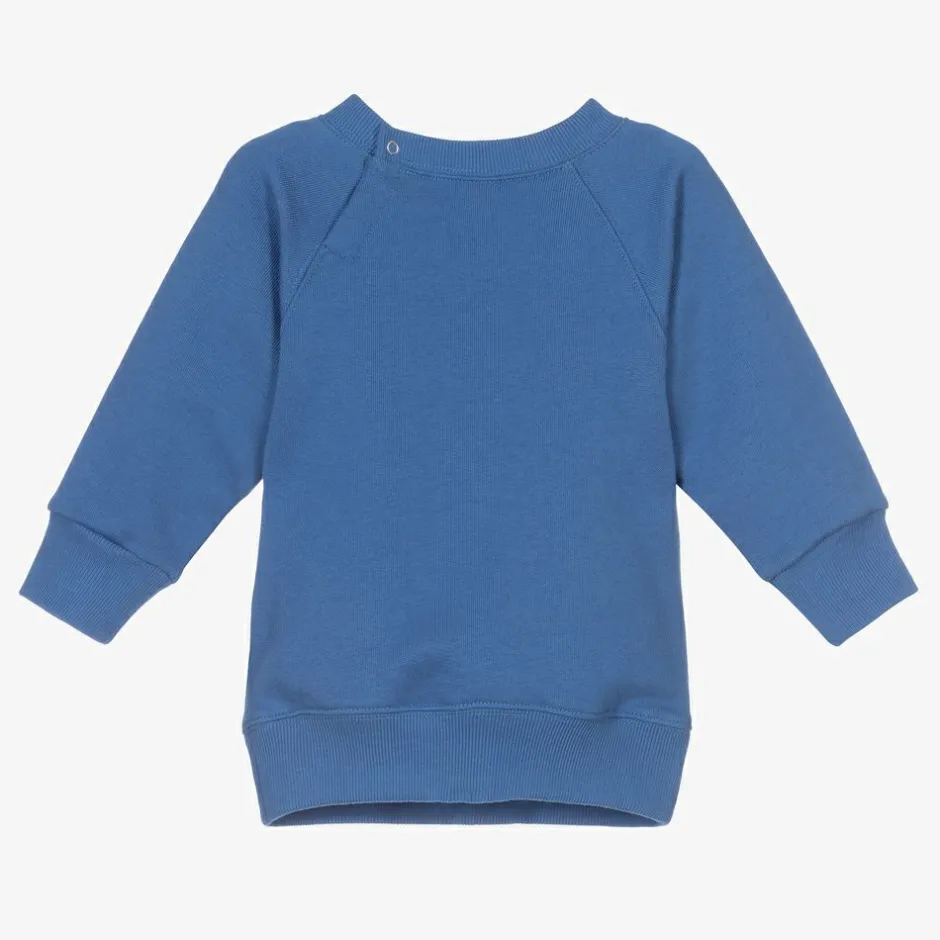 Gucci Boys Blue Cotton Sweatshirt Clearance