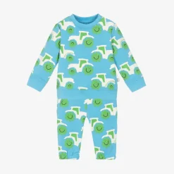 Stella McCartney Kids Boys Blue Cotton Tractor Tracksuit Online