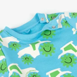 Stella McCartney Kids Boys Blue Cotton Tractor Tracksuit Online