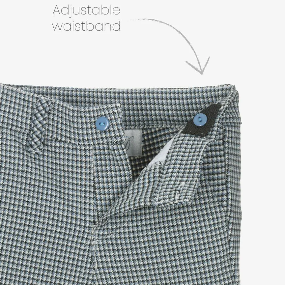 Beau KiD Boys Blue Cotton Trouser Set Sale