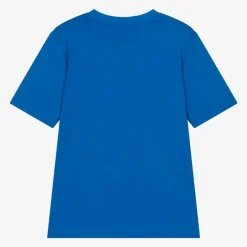 BOSS Boys Blue Cotton T-Shirt Best
