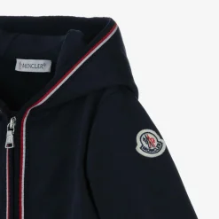 Moncler Enfant Boys Blue Cotton Zip-Up Tracksuit Clearance