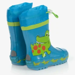 Playshoes Boys Blue Crocodile Rain Boots Online