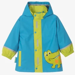 Playshoes Boys Blue Crocodile Raincoat Best