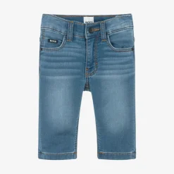 BOSS Boys Blue Denim Regular Fit Jeans