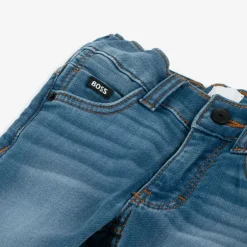 BOSS Boys Blue Denim Regular Fit Jeans