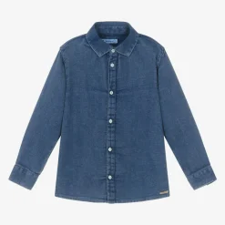 Mayoral Boys Blue Denim Shirt Best