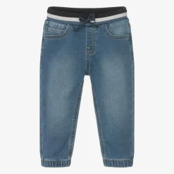 Mayoral Boys Blue Denim-Look Jeans Hot