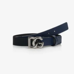 Dolce amp; Gabbana Boys Blue DG Elasticated Belt Sale