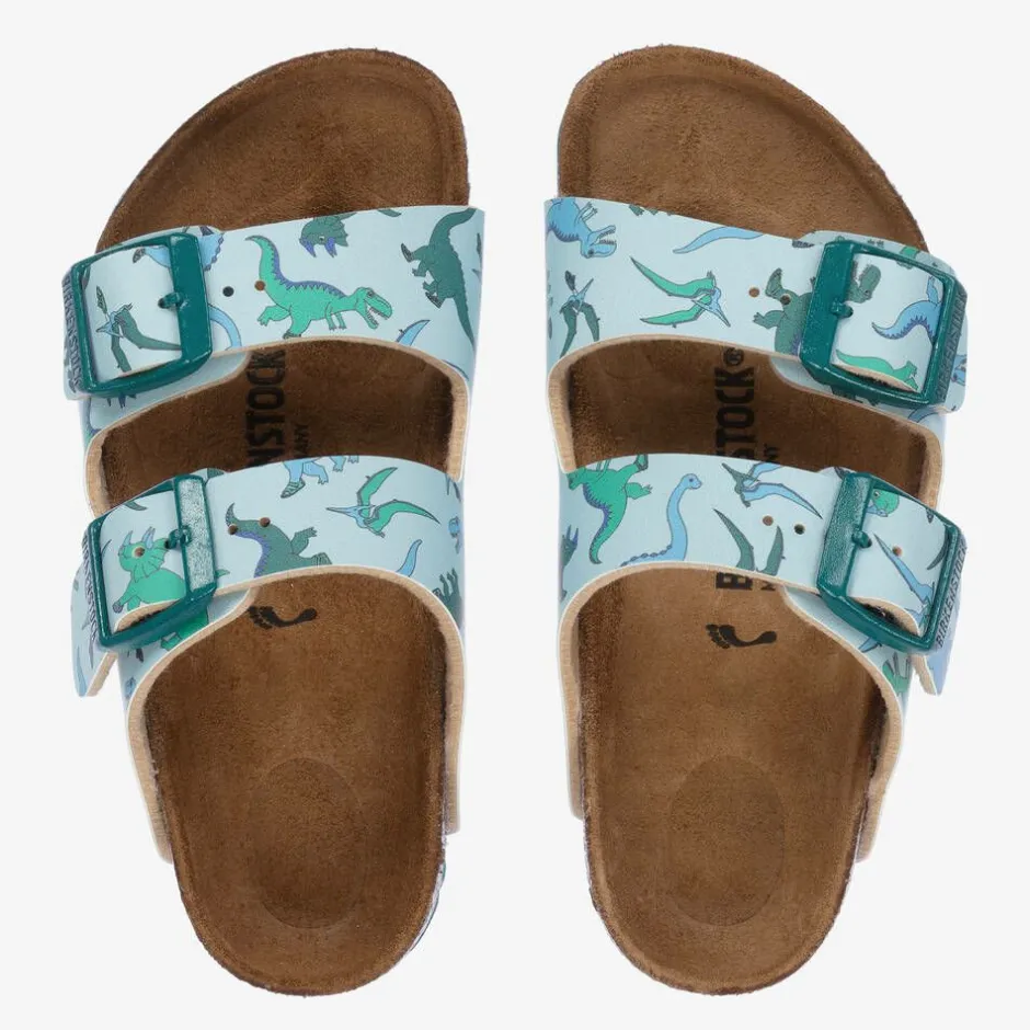 Birkenstock Boys Blue Dinosaur Sandals Hot