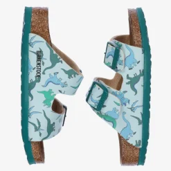 Birkenstock Boys Blue Dinosaur Sandals Hot