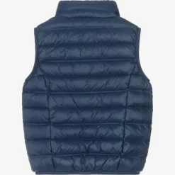 EA7 Emporio Armani Boys Blue Down Padded Gilet Outlet