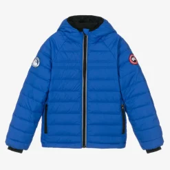 Canada Goose Boys Blue Down Padded Sherwood Puffer Jacket RoyalPBIBlue Best