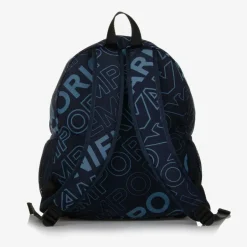 Emporio Armani Boys Blue Eagle Backpack (37cm)