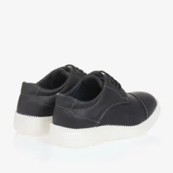 Sevva Boys Blue Faux Leather Shoes New