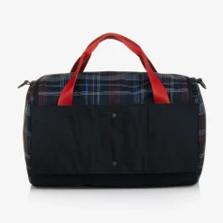 Tommy Hilfiger Boys Blue Global Stripe Check Sports Bag Best