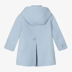 Sarah Louise Boys Blue Hooded Coat Discount